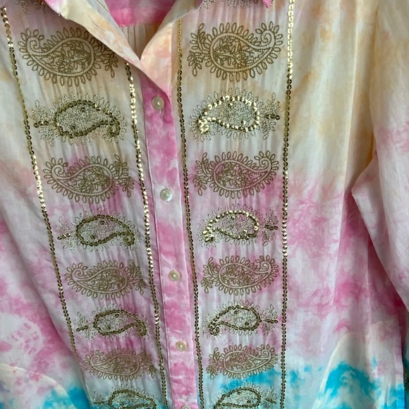 Soft Surroundings Multicolor Embroidered Tunic - Picture 2 of 5